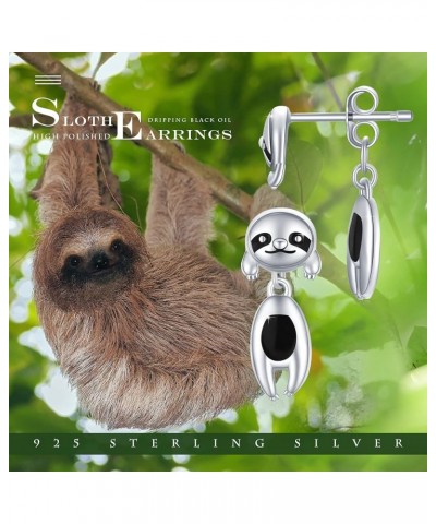 Animal Earrings 925 Sterling Silver Hypoallergenic Sloth/Butterfly/Octopus Earrings Stud Cute Animal Jewelry for Women Girls ...