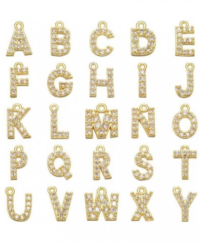 Dainty Initial Pendant Necklaces Stainless Steel Zircon Alphabet Herringbone Chain Necklace for Women Snake Chain Jewelry D $...