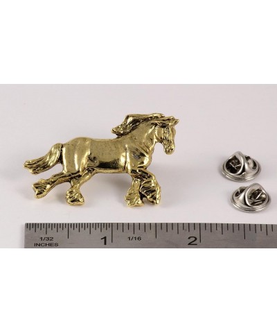 Handcrafted Horse Brooch and Lapel Pins for Equestrians and Riders - Arabian Stallion, Sclydesdale, Bronc, Colt, Mule - Head,...