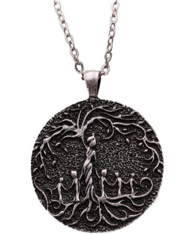 Mother Day Gift Tree of Life Family Necklace Mom Life Tree Necklace Statement Pendant Engrave Tree of Life Mother Family Chai...