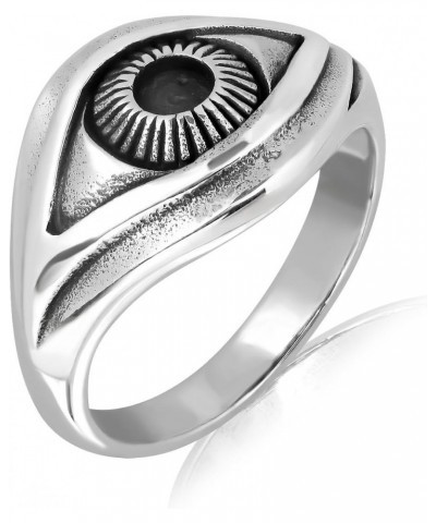 WithLoveSilver 925 Sterling Silver Ancient Egyptian Eye of Horus Symbol of Protection Ring $25.36 Rings