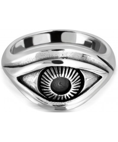 WithLoveSilver 925 Sterling Silver Ancient Egyptian Eye of Horus Symbol of Protection Ring $25.36 Rings