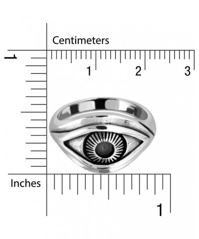 WithLoveSilver 925 Sterling Silver Ancient Egyptian Eye of Horus Symbol of Protection Ring $25.36 Rings