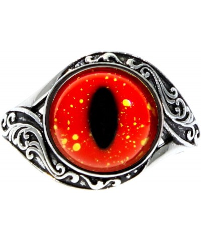 Jewelers Stunning Women's Glass Eye Ring - 26 Handcrafted Animal and Fantasy Eyes (Watch Videos of Each Ring) red dragon $19....