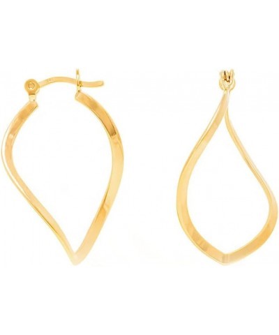 18K Gold-Plated Stylish Hoop Earrings, Luxury, Elegant & Unique Jewelry Piece $20.88 Earrings