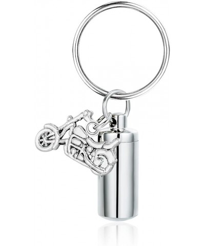 Cylinder Vial Urn Keychain for Ashes Cremation Urn Necklace Keepsake Ashes Memorial Jewelry for Humans Motorcycles $8.79 Neck...