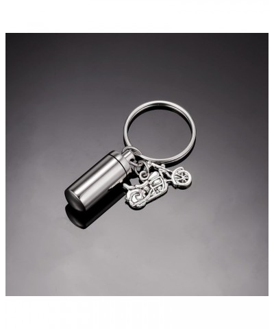 Cylinder Vial Urn Keychain for Ashes Cremation Urn Necklace Keepsake Ashes Memorial Jewelry for Humans Motorcycles $8.79 Neck...