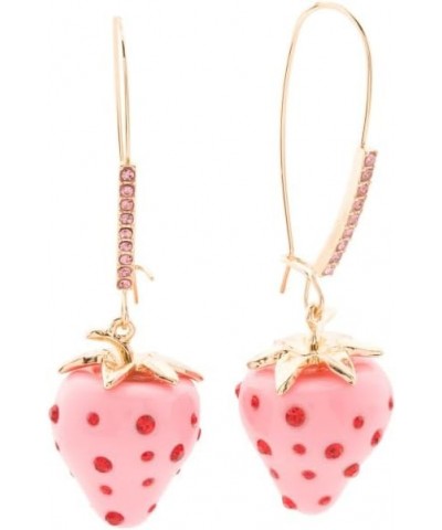 Strawberry Earrings Strawberry Pink/Gold $21.07 Earrings