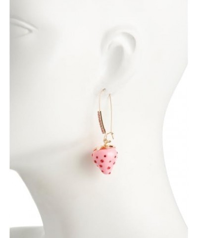 Strawberry Earrings Strawberry Pink/Gold $21.07 Earrings