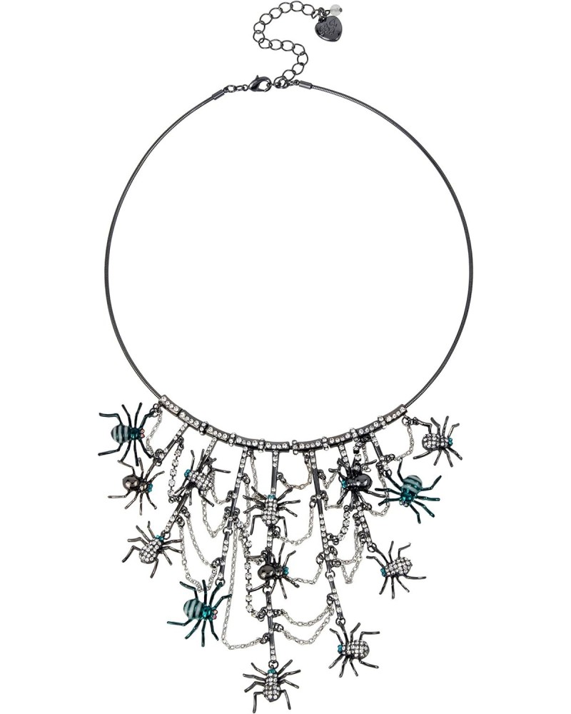 Spider Statement Wire Necklace $27.93 Necklaces