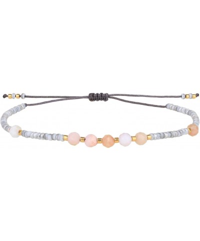 Womens Miyuki Beads Pearl Bracelets Handmade Summer Strands Bracelets Adjustable Fashion Friendship Jewelry $9.18 Bracelets