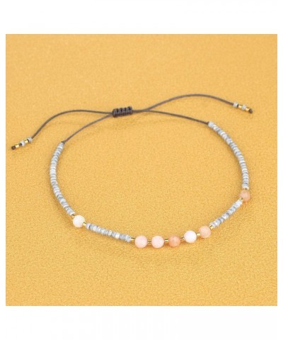 Womens Miyuki Beads Pearl Bracelets Handmade Summer Strands Bracelets Adjustable Fashion Friendship Jewelry $9.18 Bracelets