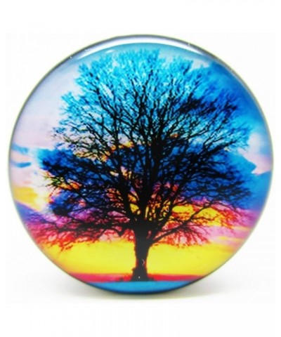 Sunset Tree of Life Ear Plugs - Screw-On - 10 Sizes - Pair - Gauges 00 Gauge (10mm) $10.25 Body Jewelry