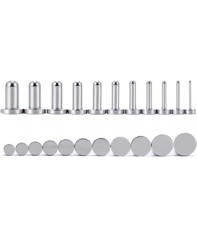 Precise Dimensions Set Stainless Steel O-Ring Ear Plugs Tunnels Gauges Stretcher Piercings Kit 1-6mm $11.70 Body Jewelry