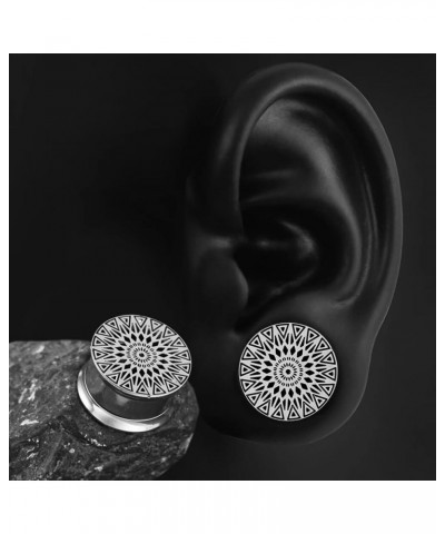 1 Pair New Classic gauges Ear Plugs Tunnels Hypoallergenic 316 Stainless Steel Ear Gauges 8mm-25mm (0G-1") Body Piercing Jewe...