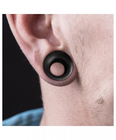 PAIR of Concave Black Areng Wood Organic Double Flare Tunnels/Plugs - Body Jewelry 3/4" (19mm) $13.20 Body Jewelry