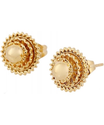 Fashion Ethiopian 1cm Small Ear Stud Wedding Earring for African Wedding $9.74 Earrings