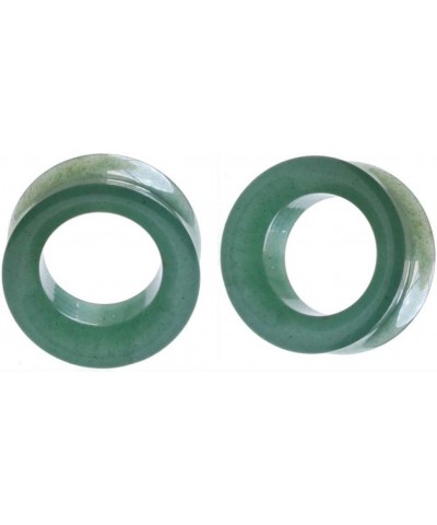 soscene Ear Gauges Center Hole Jade Organic Stone Ear Plugs Sold in Pairs 14mm-9/16 inch $11.79 Others