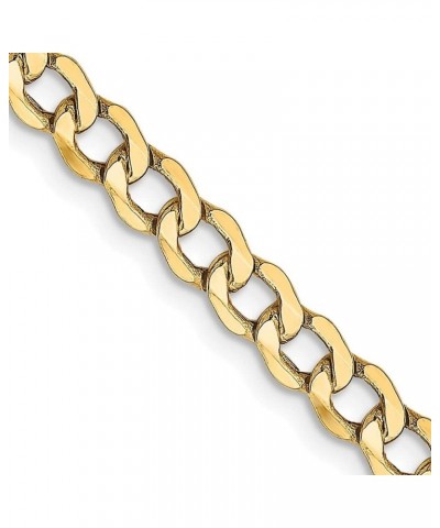 10k Yellow Gold 4.3mm Curb Chain Necklace 6.15g for Men Women 24.0 Inches $84.78 Bracelets