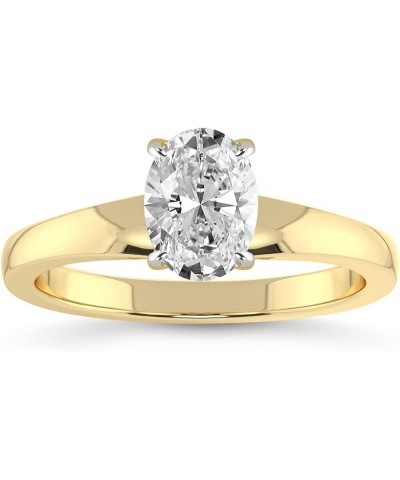 1 Carat - 5 carat | IGI Certified Lab Grown Diamond Engagement Ring | 14K Or 18K in White, Yellow Or Rose Gold | Arielle Soli...