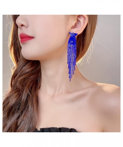 Long Tassel Dangle Drop Earrings for Women Girls, Fashion Punk Earrings Iron Alloy Hypoallergenic Earrings for Birthday Party...