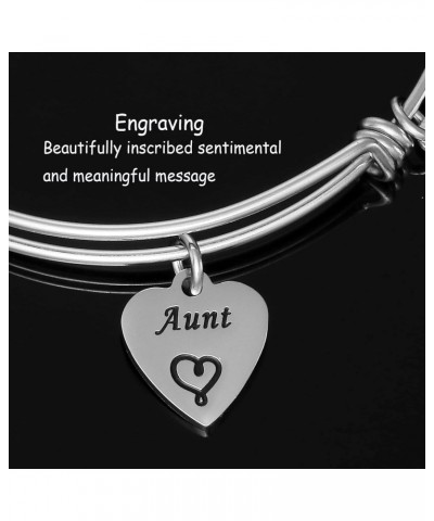 Best Auntie Gifts Bracelet for Aunt Gifts Aunts Auntie Bangle Bracelets Gift Ideas Present for Aunties Jewelry Best Aunt Brac...