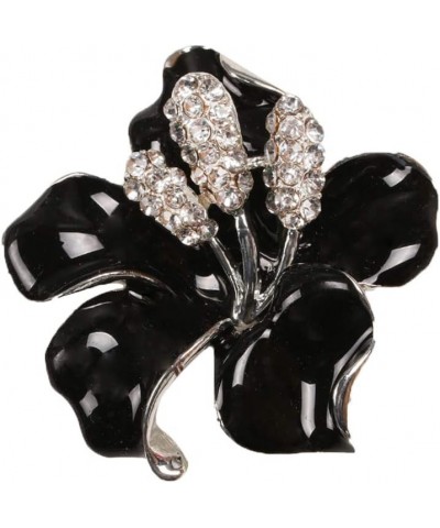 Brooch Pin Women's Rhinestones Breastpin for Wedding/Banquet/Bouquet 2 PCS Black & White $10.79 Others