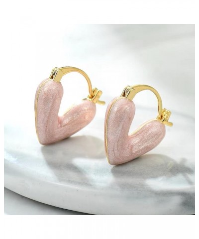 Heart Earrings for Women, Trendy Love Dangle Earrings Chunky Gold Statement Stud Earrings Costume Jewelry for Teen Girls Gift...