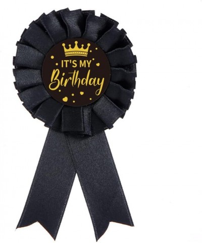 It's My Birthday Ribbon,Birthday Queen Ribbon,Satin Fabric Happy Birthday Tinplate Badge Pin for Women Men Girls Boys,Award R...