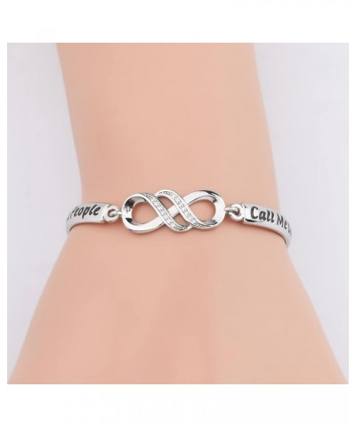 Grandma Bracelet My Favorite People Call Me Nana/Mimi/Nonna/Granny/Grandma Bracelet Gift for Grandmother mamaw silver $8.84 B...