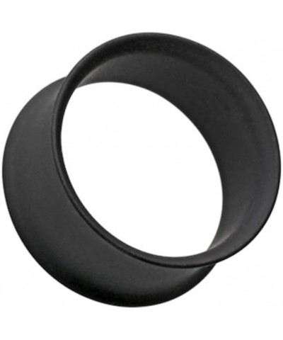 Matte Black Steel Double Flared Ear Gauge WildKlass Tunnel Plug (Sold as Pairs) 7/8" (22mm) $12.22 Body Jewelry