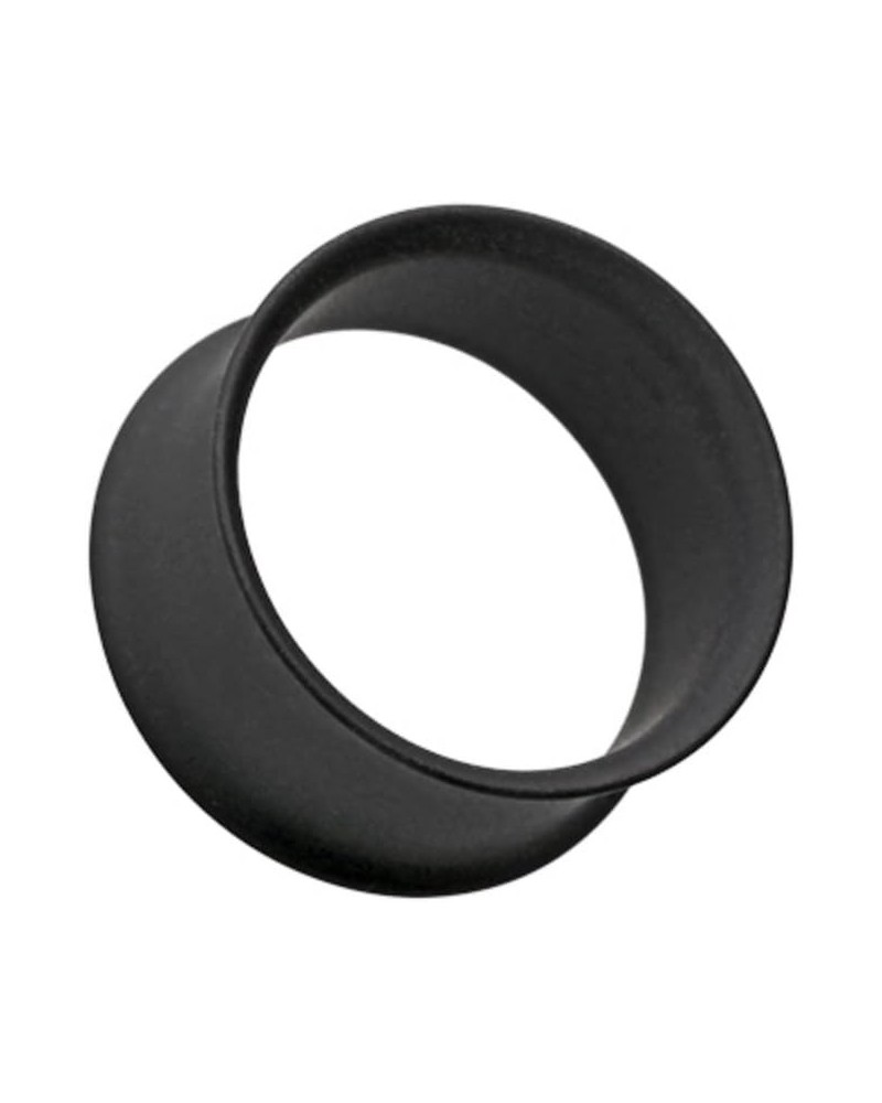 Matte Black Steel Double Flared Ear Gauge WildKlass Tunnel Plug (Sold as Pairs) 7/8" (22mm) $12.22 Body Jewelry