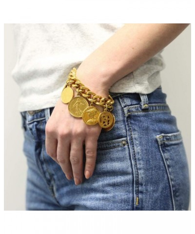 Ben-Amun Moroccan Coin Bracelet, 24K Gold Plated, Vintage Fashion Jewelry for Women, Hand Made in New York, USA, One Size $59...