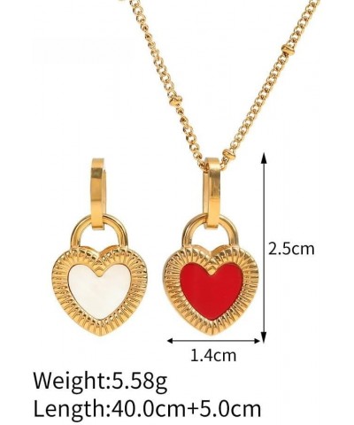 Women Gold Dianty Necklace Sun Crescent Moon Star Evil Eye Lock Lovely Heart Flower Butterfly Pearl Pendant Coin Necklaces 18...