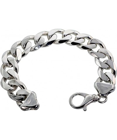 Sterling Silver Thick 9-17 mm Curb Link Bracelets Nickel Free Italy 7-10 inches 10.0 Inches 17mm Curb_Chain_Bracelet $32.09 A...