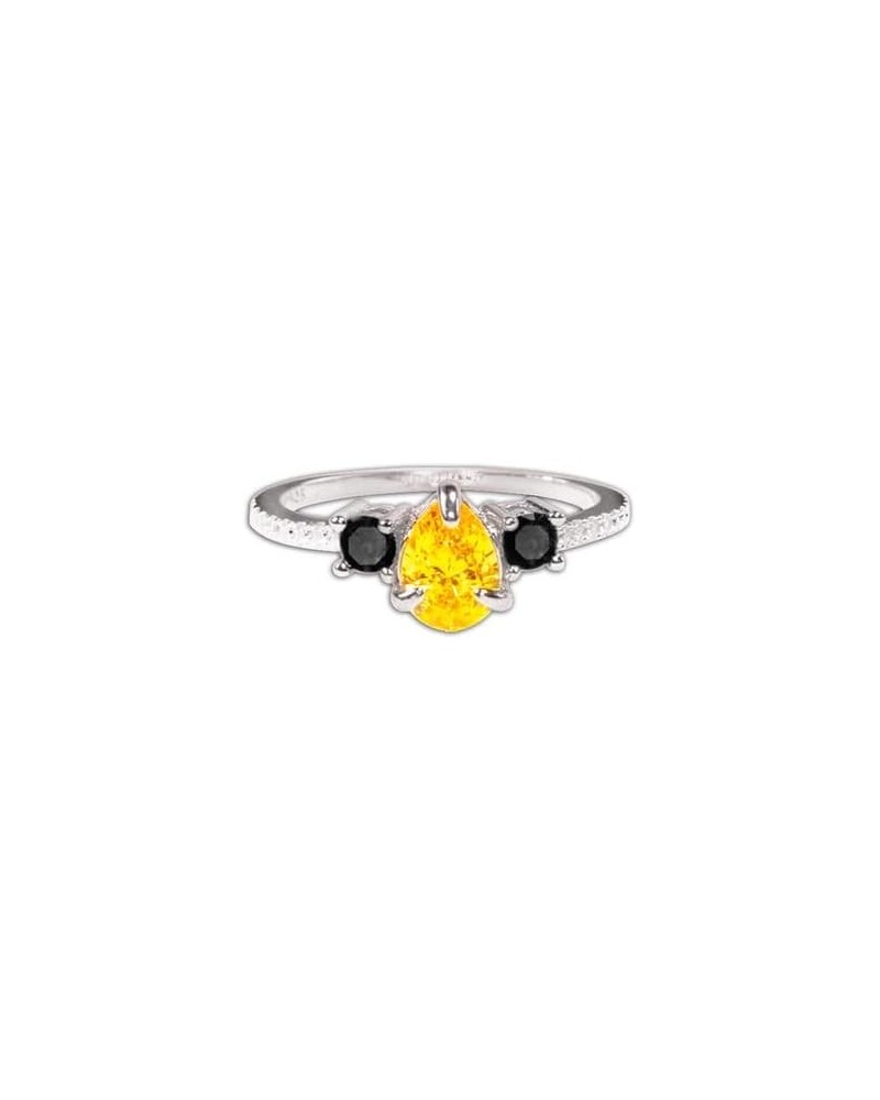 Harry Potter Women's 925 Sterling Silver, Hufflepuff Hogwarts House Ring Jewelry Gifts Style 2 $20.13 Others