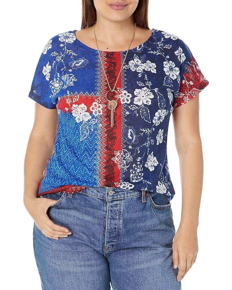 Women's Plus Size Top Tiarne Necklace Scarlet Placement $9.88 Clothing