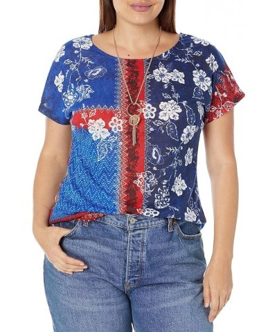 Women's Plus Size Top Tiarne Necklace Scarlet Placement $9.88 Clothing