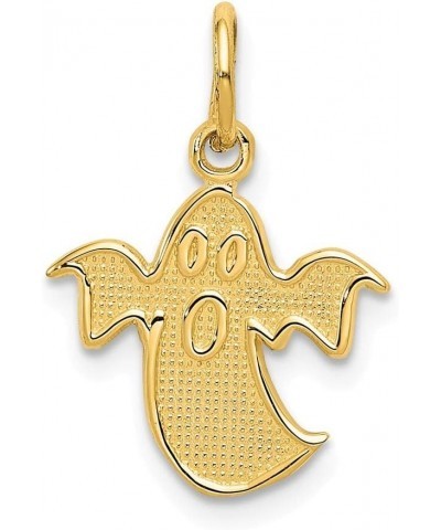 Solid 14K Yellow Gold Ghost Charm (0.47 x 0.79 Inches) $88.00 Bracelets