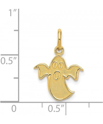 Solid 14K Yellow Gold Ghost Charm (0.47 x 0.79 Inches) $88.00 Bracelets