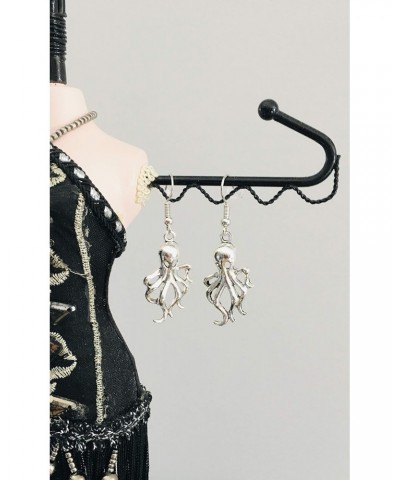 Octopus Kraken Cthulhu Steampunk Earrings - Hook $7.55 Earrings