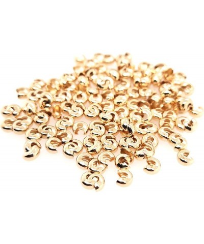 20pcs 925 Sterling Silver Open Crimp Bead Covers, 5MM Gold-Plated Brass 5MM $14.57 Bracelets