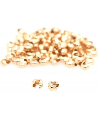 20pcs 925 Sterling Silver Open Crimp Bead Covers, 5MM Gold-Plated Brass 5MM $14.57 Bracelets