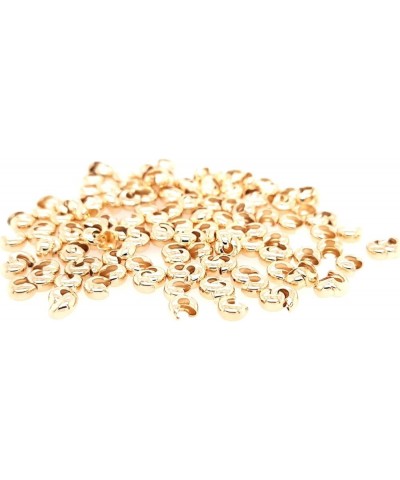 20pcs 925 Sterling Silver Open Crimp Bead Covers, 5MM Gold-Plated Brass 5MM $14.57 Bracelets