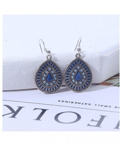 Bayetss Vintage Drop Dangle Earrings Ethnic Enamel Hook Earring Unique Statement Earrings Accessories for Women Christmas Gif...