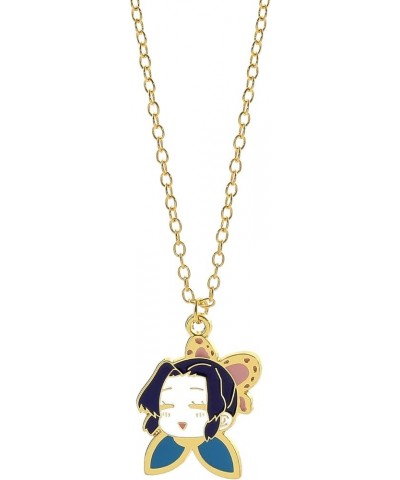 Anime Demon Tanjiro Pendant Necklace - Kimetsu Noyaiba Necklace Hip Hop Style Cosplay Jewelry for Women Men Kochou Shinobu $9...