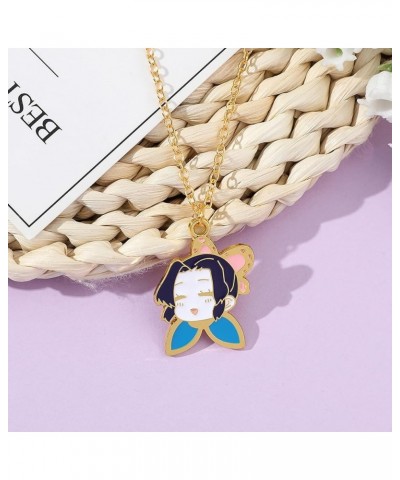 Anime Demon Tanjiro Pendant Necklace - Kimetsu Noyaiba Necklace Hip Hop Style Cosplay Jewelry for Women Men Kochou Shinobu $9...