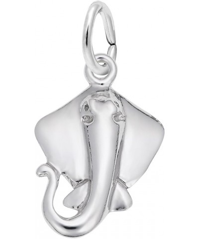 Sting Ray Charm, Charms for Bracelets and Necklaces Sterling Silver $20.21 Bracelets