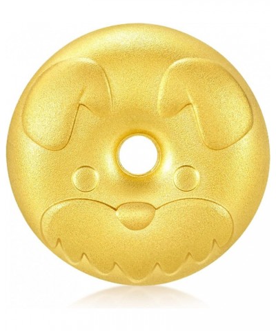 999.9 24K Solid Gold Price-by-Weight 19.98g Gold Chinese Zodiac Ingot Dog $740.16 Pendants