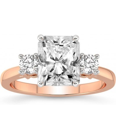 1 ct - 5 ct IGI Certified Lab Grown Diamond Ring | 14K Or 18K White, Yellow Or Rose Gold | Intricacy Three Stone Diamond Ring...